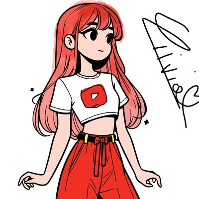 girl in a cute crop top