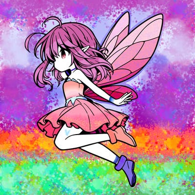manga fairy flying