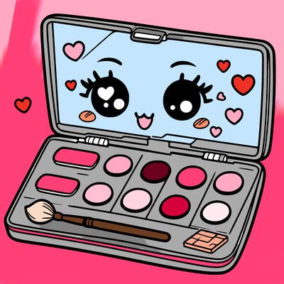 makeup pallet
