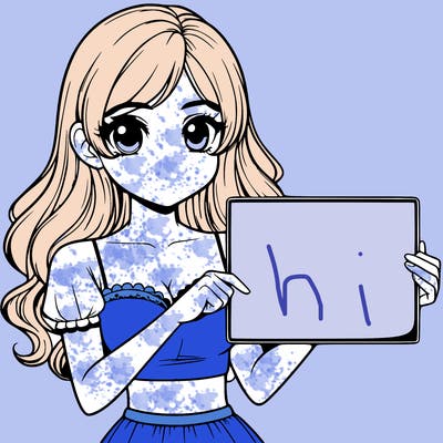 realistic pretty girl holding blank sign