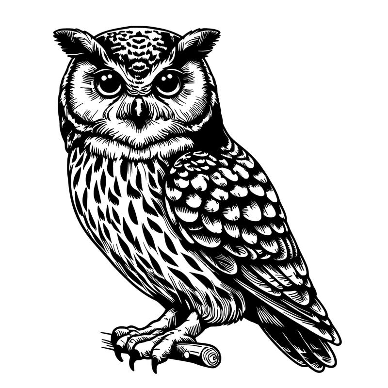 realistic owl