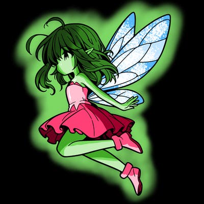 manga fairy flying