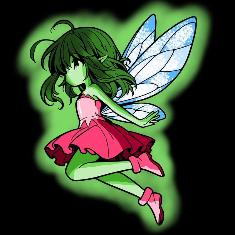 manga fairy flying