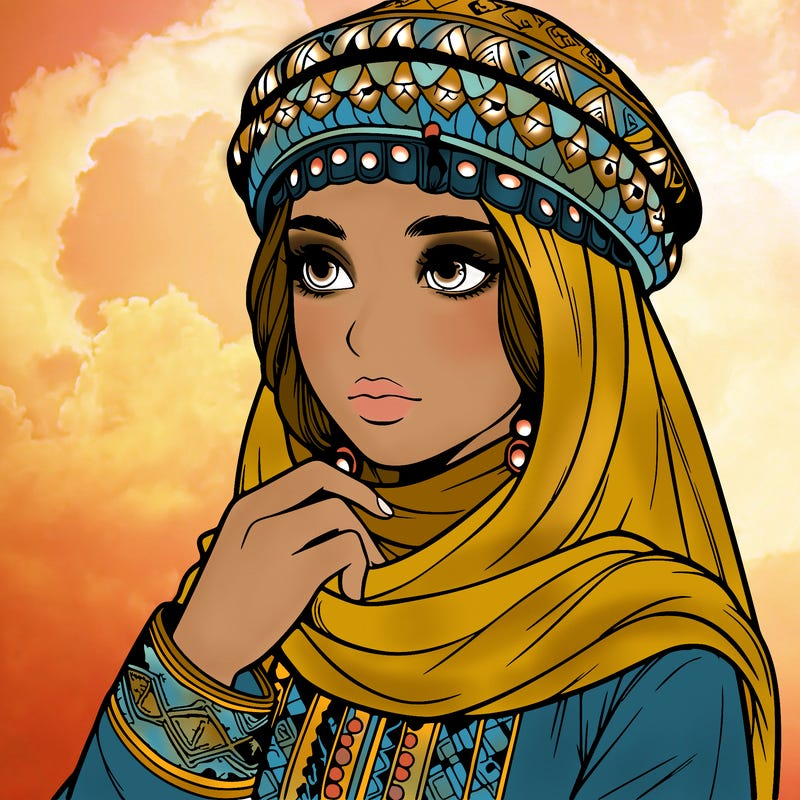 realist moroccan girl
