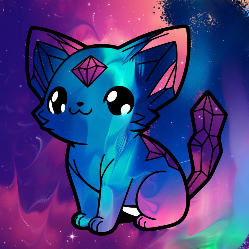 crystal kitten