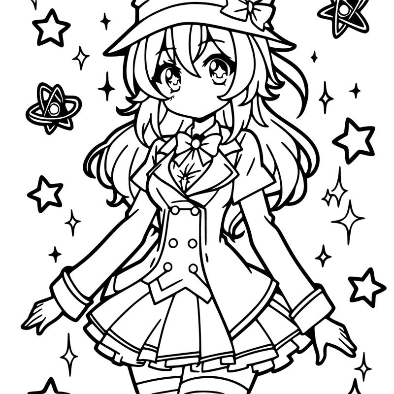 young magical girl anime