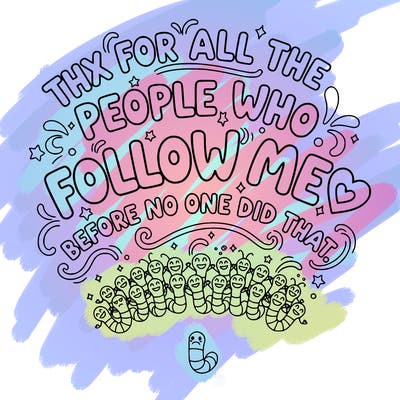 thx for all the people who follow me❤️ before no one did that