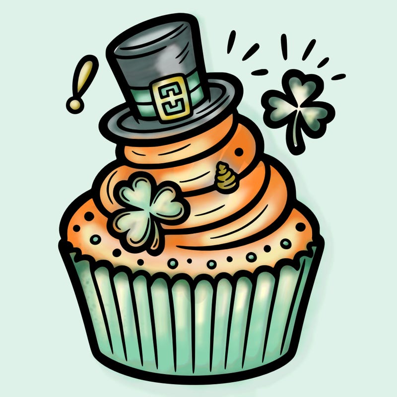 saint patrick’s day cupcake