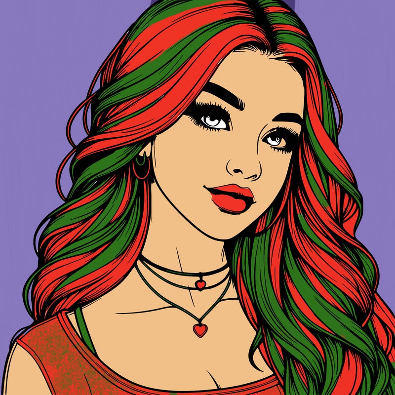 detailed realistic girl