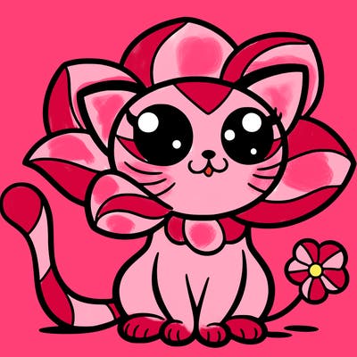 flower cat