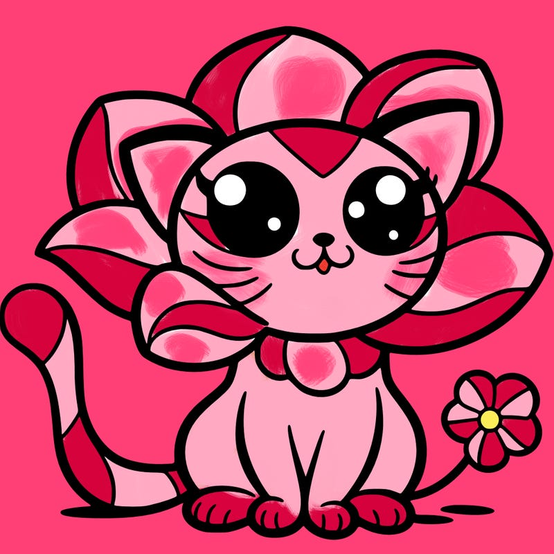 flower cat