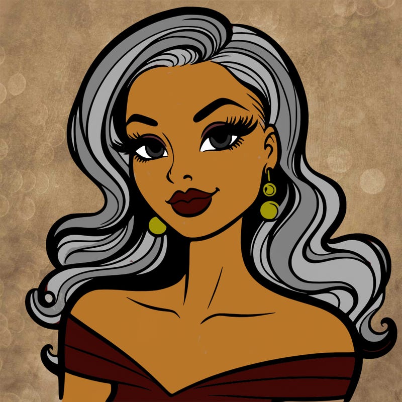 bold and clean: beautiful coquette woman