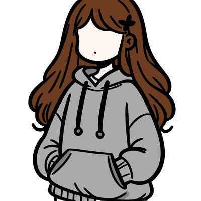girl in sweatshirt