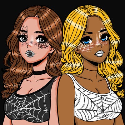 realistic twin sisters