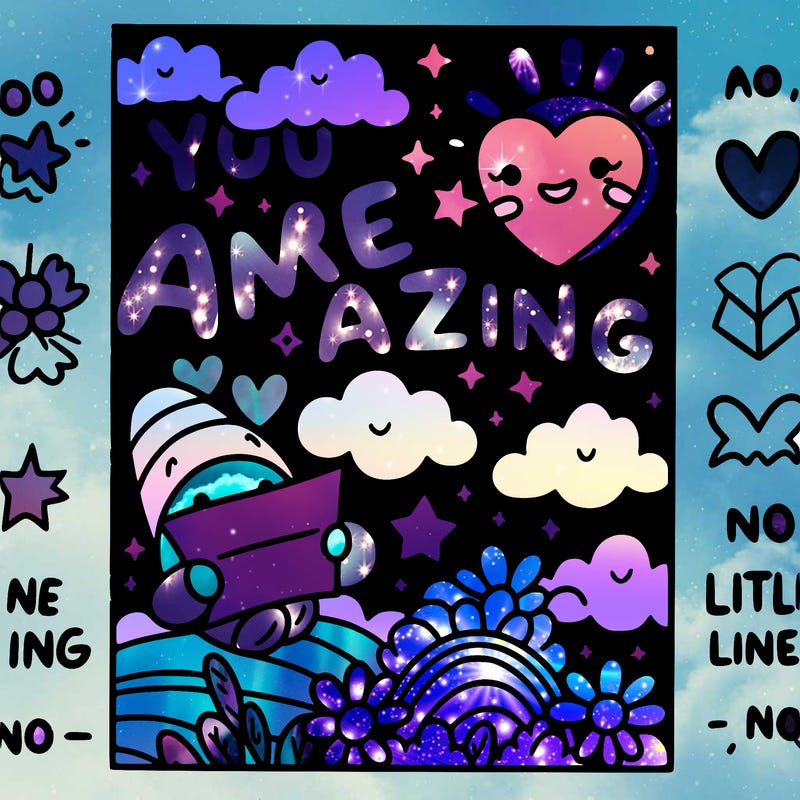 message: you are amazing