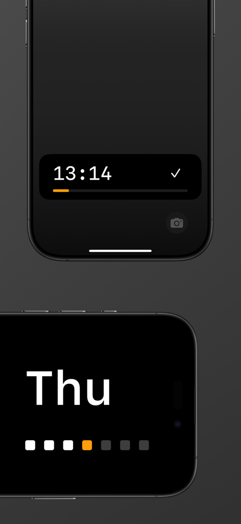 Life Widget - Time Progress - Widgets minimalistas do iPhone mostrando a hora atual e o rastreador de progresso semanal
