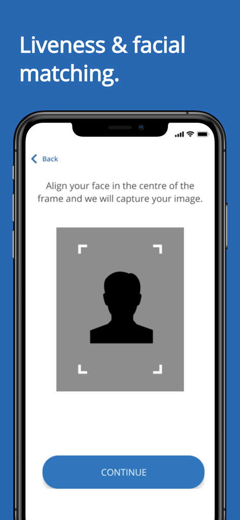ID-Pal - 本人確認のためのID-Pal顔認証およびライブネスチェック（生存確認）インターフェース。