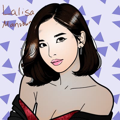 hyper realistic lalisa manoban