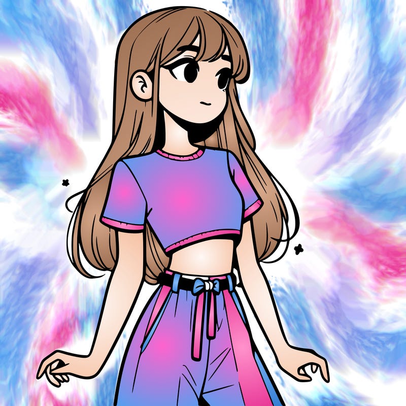 girl in a cute crop top