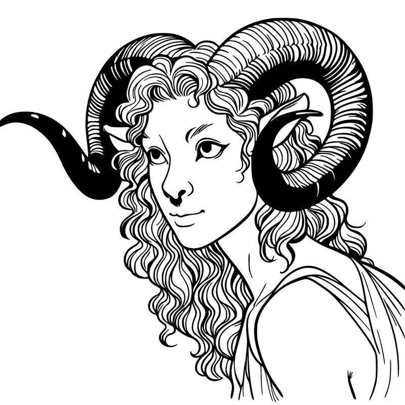 realistic satyr woman