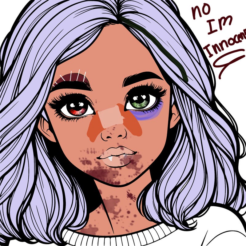 realistic girl whith cute eyes