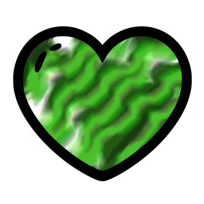 a blank heart