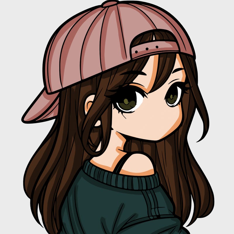 girl with a backward hat on