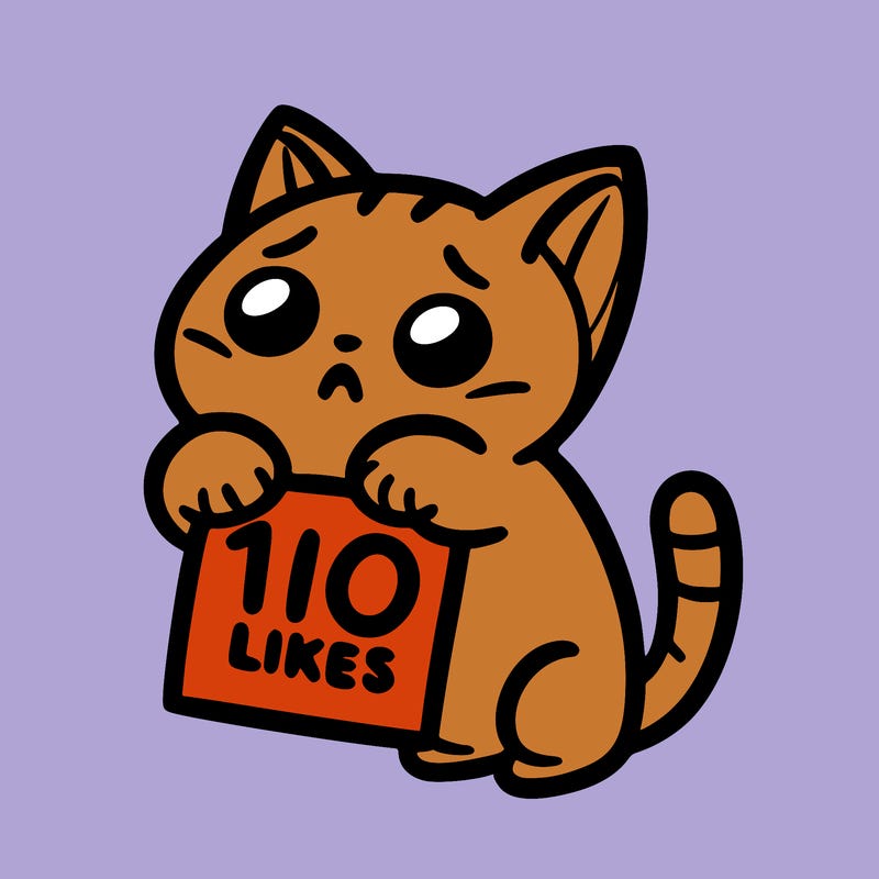a cat begging for 10 likes