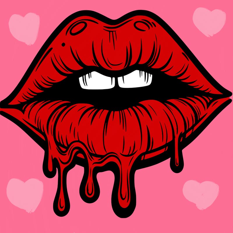 lips that look realistic and drip