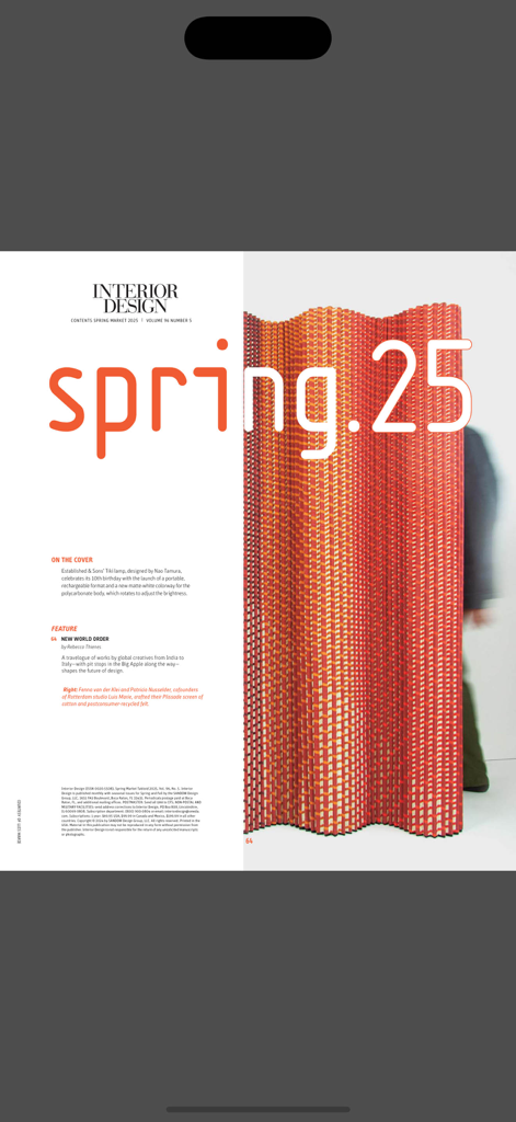 Interior Design Magazine - Reference App | MWM