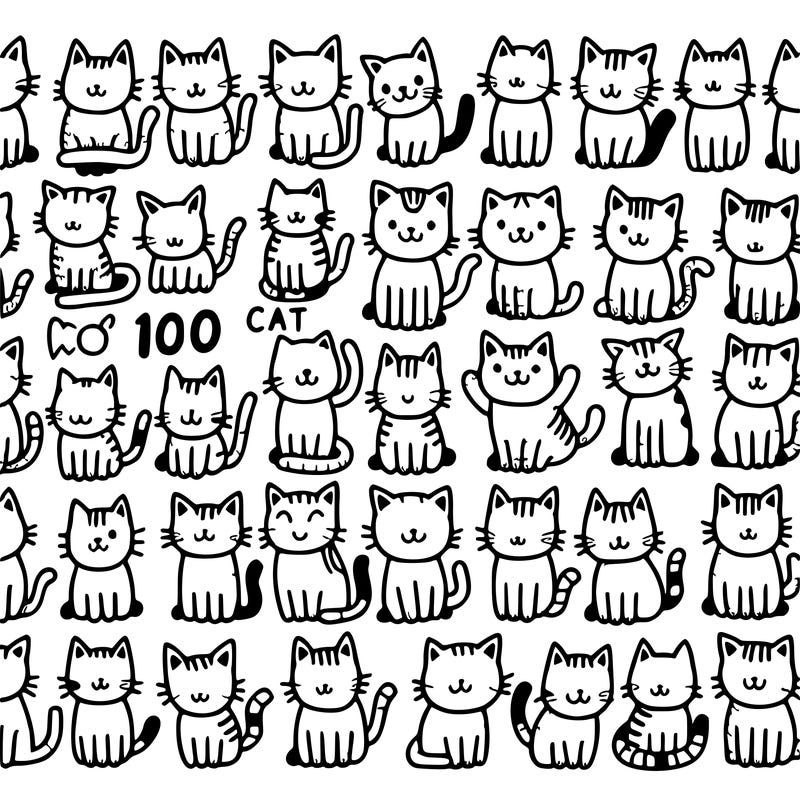 100 cats
