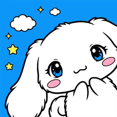 anime cinnamoroll cute fluffy