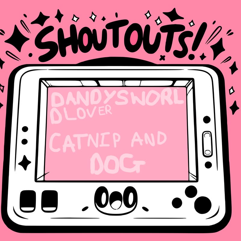 blank canvas that says above it shoutouts