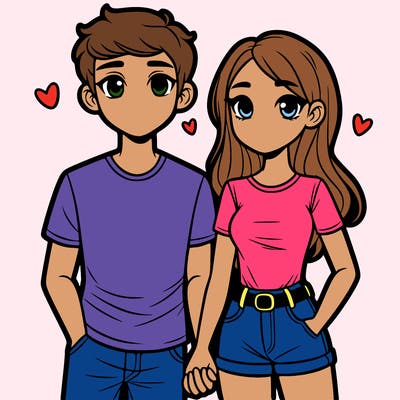 boyfriend and girlfriend