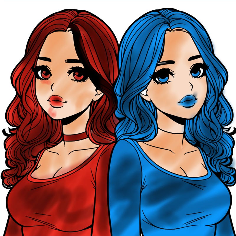 realistic twin sisters