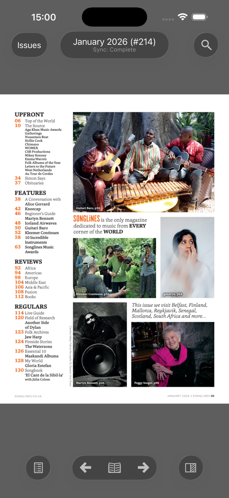 Songlines Magazine - Magazines & Newspapers App | MWM