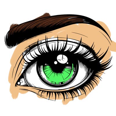 realistic eye