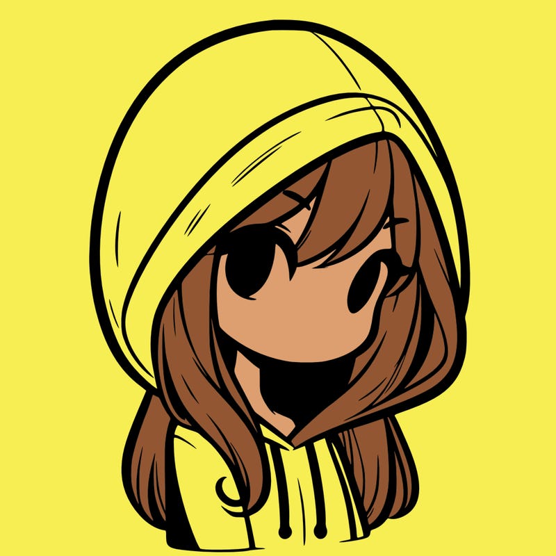 girl with medium length hair wearing a hoodie