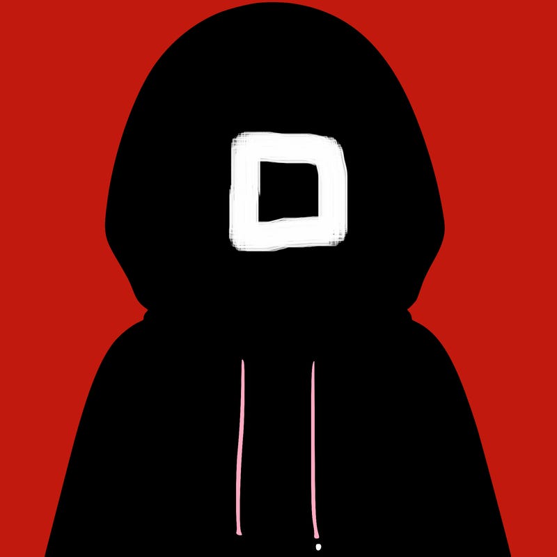 faceless girl in hoodie