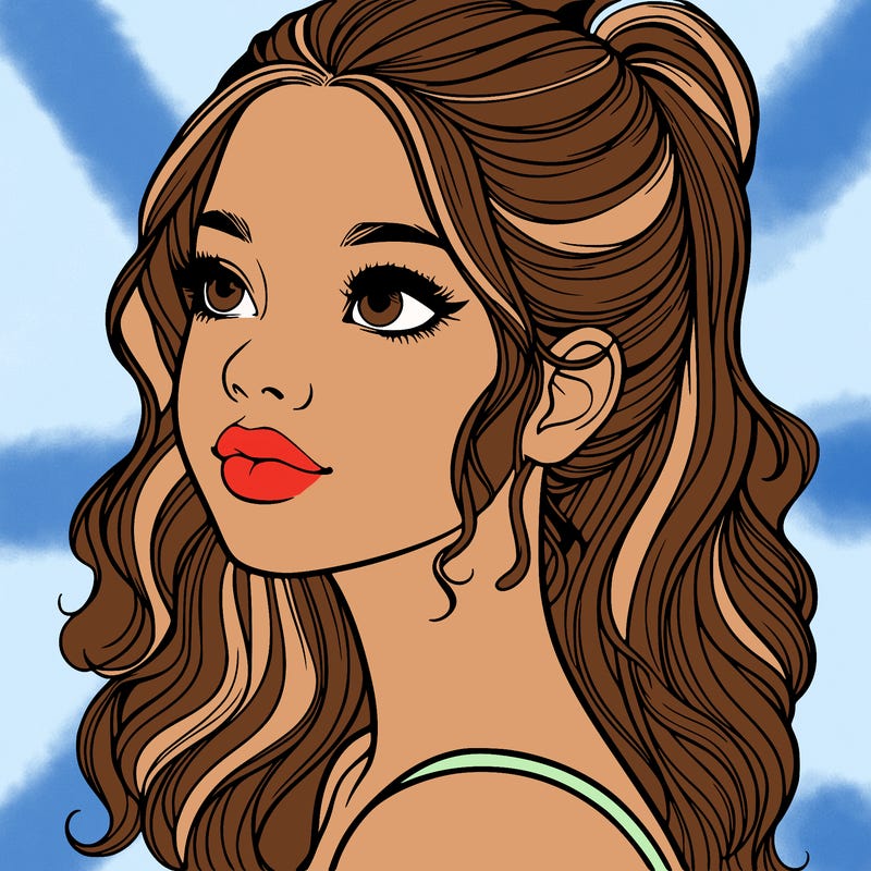 beautiful realistic girl