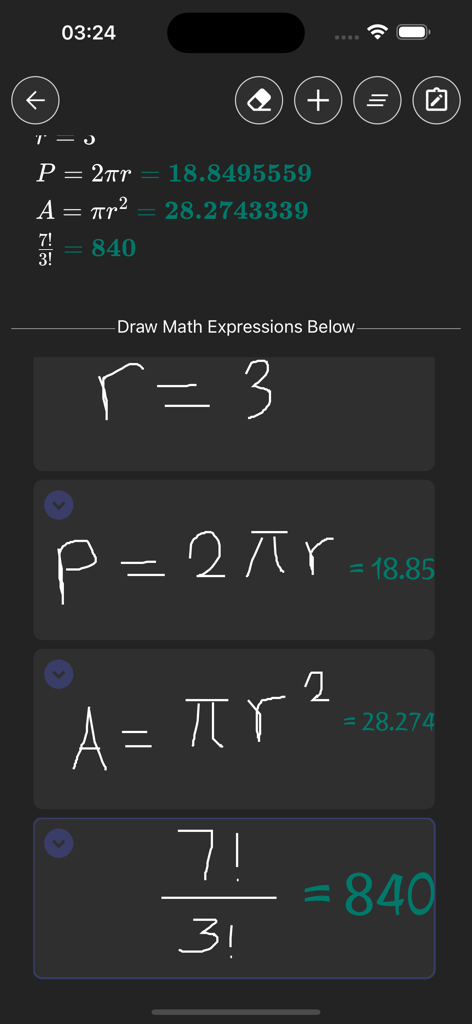 TestDriller UTME - TestDriller UTME 앱 과학 노트 기능, 손으로 쓴 수학 방정식이 디지털 방식으로 변환 및 해결됨