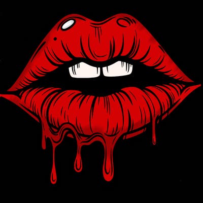 lips that look realistic and drip