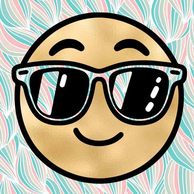 emoji with sunglasses