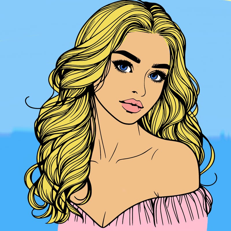 beautiful realistic girl