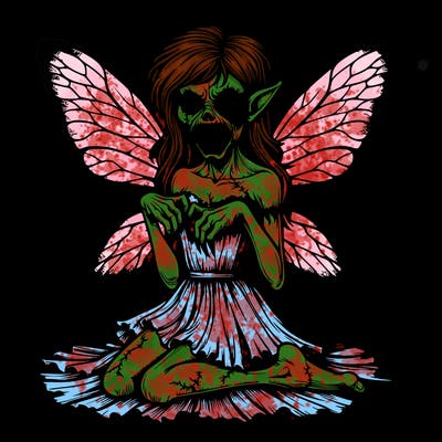 realistic scary fairy