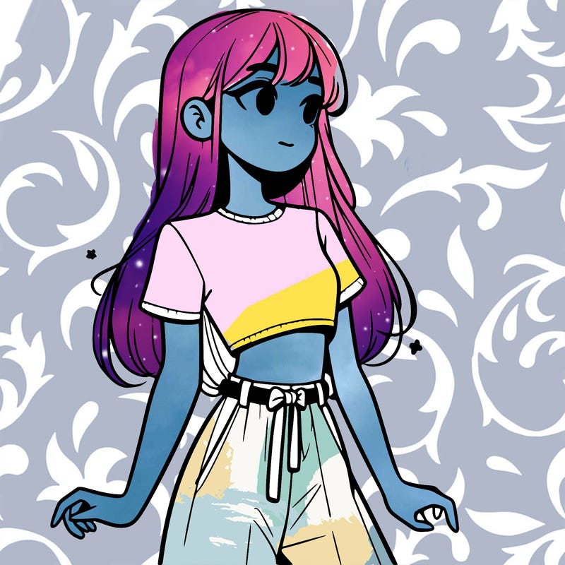 girl in a cute crop top