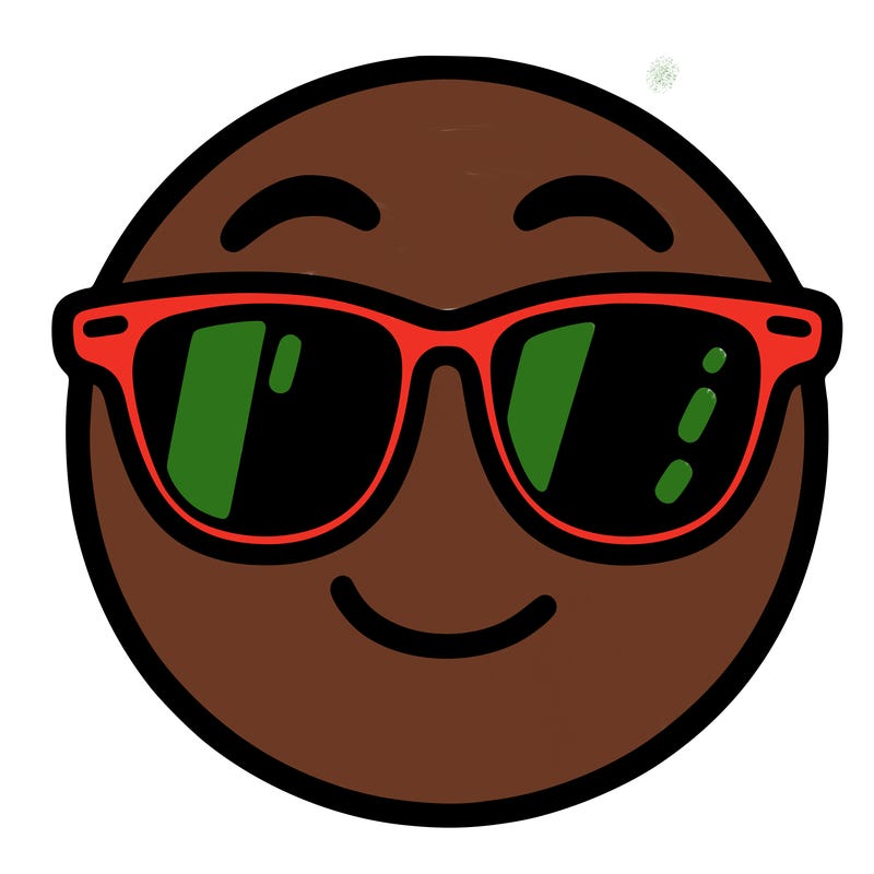 emoji with sunglasses