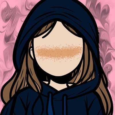 faceless girl with hoodie