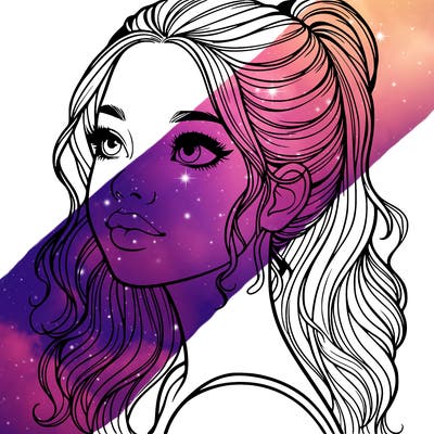 beautiful realistic girl