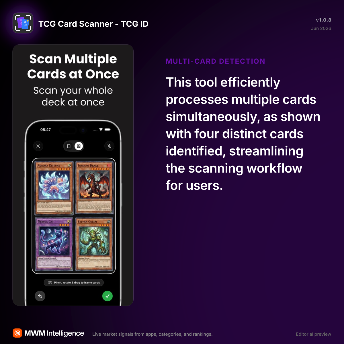 TCG Card Scanner - TCG ID - Lifestyle App | MWM